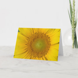 Sonnenblume-Goldmitte Karte