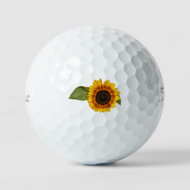 Sonnenblume Golfball (Vorderseite)