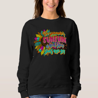 Sonnenblume Grafischer Sommer Niedlich Lässig 4 Sweatshirt