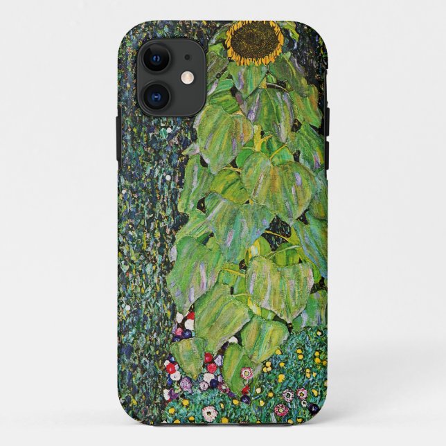 Sonnenblume Gustav Klimt Case-Mate iPhone Hülle (Rückseite)