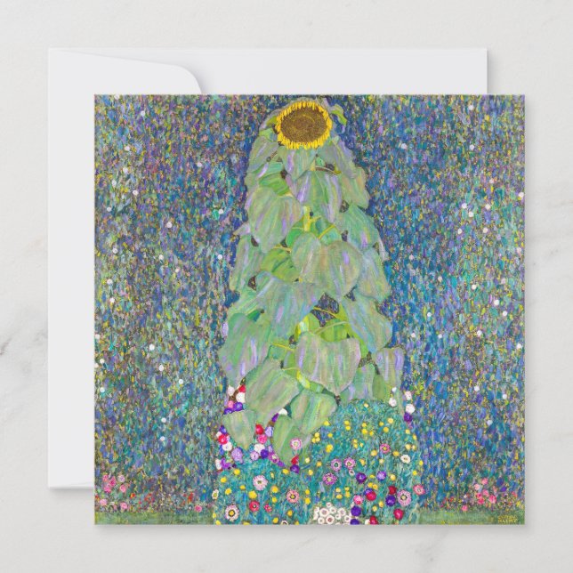 Sonnenblume | Gustav Klimt | Karte (Vorderseite)