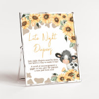 Sonnenblume Heilige Kuh Babydusche Spätnachtsspend