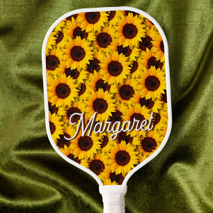 Sonnenblume Helianthus annuus Eleganter Skriptname Pickleball Schläger