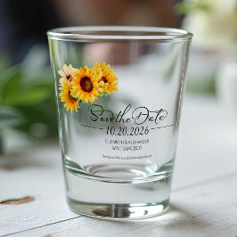 Sonnenblume Herbstliche Hochzeit im Herbst Save th Schnapsglas