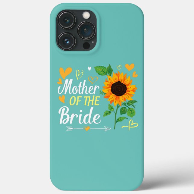 Sonnenblume Herzmutter der Bride-Ehemann-Ehefrau Case-Mate iPhone Hülle (Rückseite)