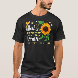 Sonnenblume Herzmutter der Groom-Husband-Ehefrau W T-Shirt