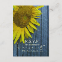 Sonnenblume Hochzeit RSVP