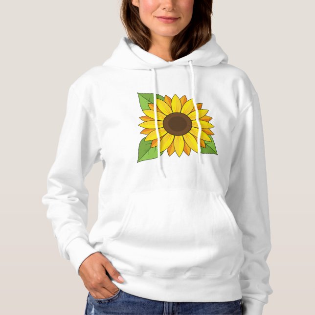 Sonnenblume Hoodie (Vorderseite)