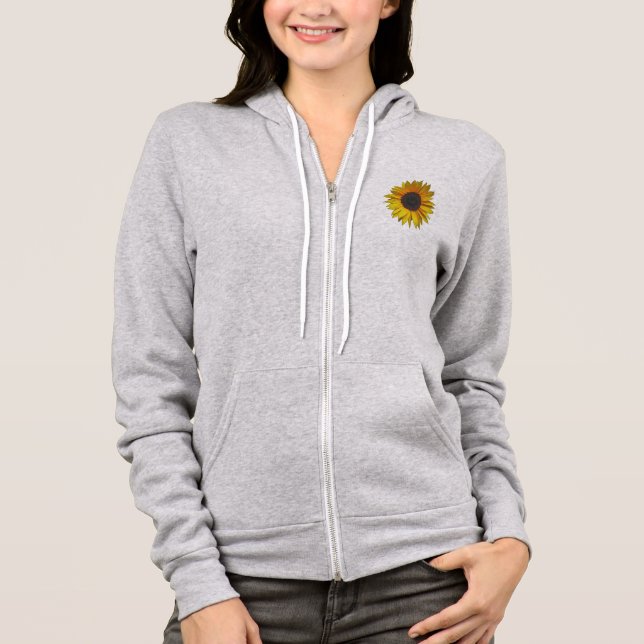 Sonnenblume Hoodie (Vorderseite)