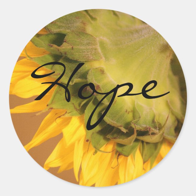 Sonnenblume, Hope Sticker (Vorderseite)