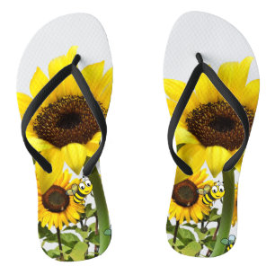 Sonnenblume Hummel Flip Flops