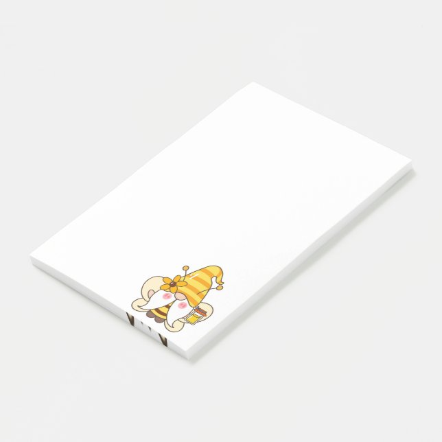 Sonnenblume Hummeln Post-it Klebezettel (angewinkelt)