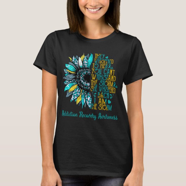 Sonnenblume Ich bin die Erholung für Sturmabtreibu T-Shirt (Vorderseite)