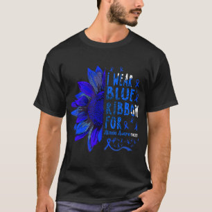 Sonnenblume Ich trage blaues Band für Ataxie Sensi T-Shirt