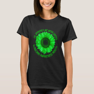 Sonnenblume im Januar tragen wir grünen Glaukom aw T-Shirt