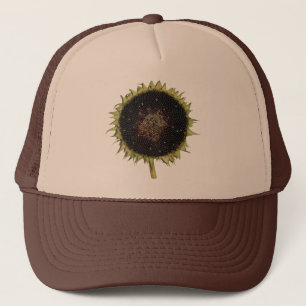 Sonnenblume in voller Blüte Truckerkappe