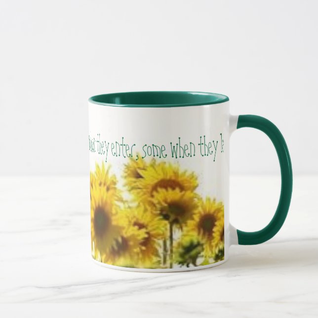 Sonnenblume, JEDER ERHELLT MEIN BÜRO!!    So… Tasse (Rechts)