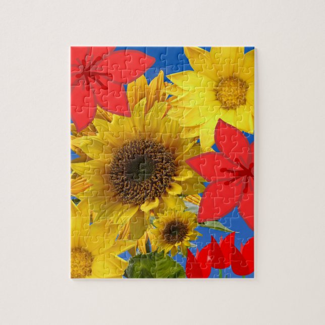 Sonnenblume Jigsaw Puzzle (Vertikal)