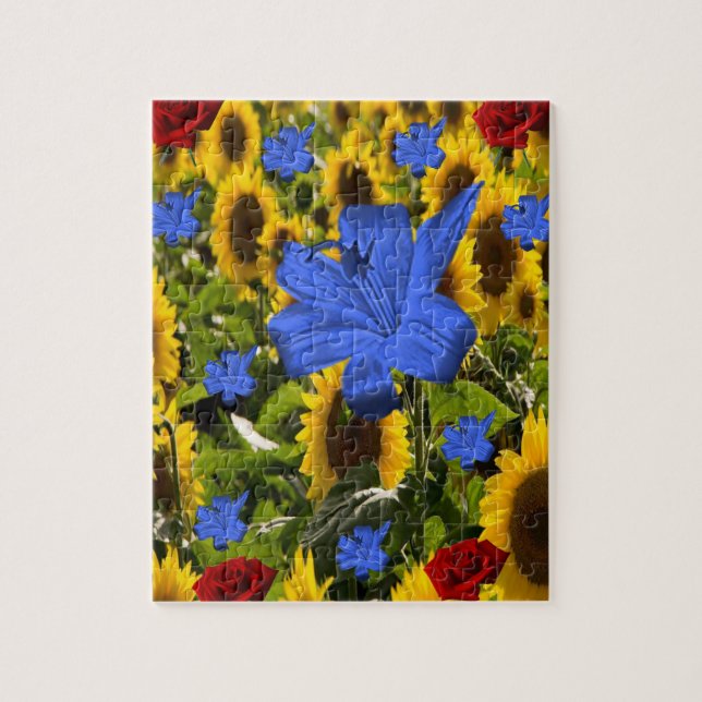 Sonnenblume Jigsaw Puzzle (Vertikal)