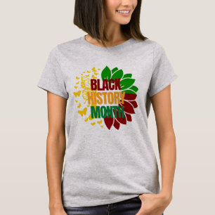 Sonnenblume jugendenth afrikanische schwarze Freih T-Shirt