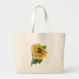 Sonnenblume Jumbo Stoffbeutel