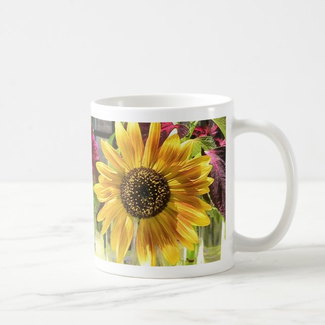 Sonnenblume Kaffeetasse (Rechts)