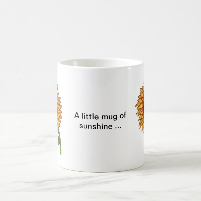 Sonnenblume Kaffeetasse (Mittel)