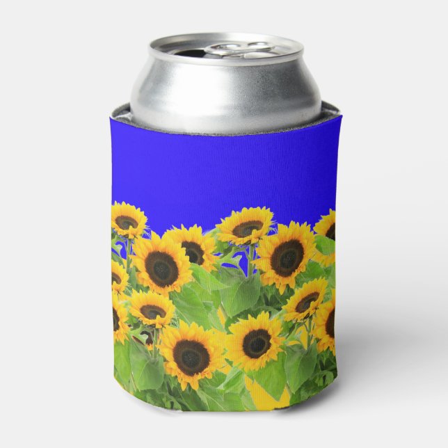 Sonnenblume kann die Freiheit der ukrainischen Fah Dosenkühler (Kanne Vorderseite)