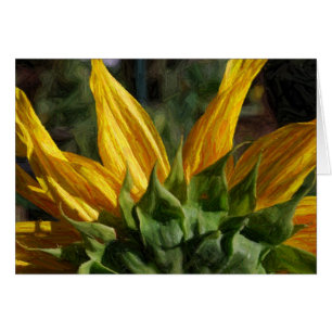 Sonnenblume - Karte