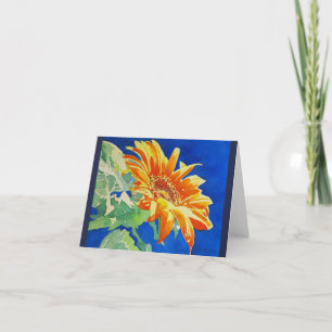 Sonnenblume Karte