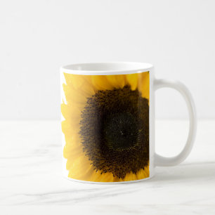 Sonnenblume Keramik Tasse von Petr Kratochvil