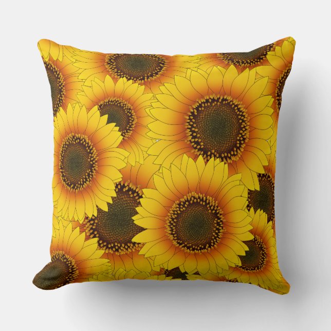 Sonnenblume Kissen (Vorderseite)