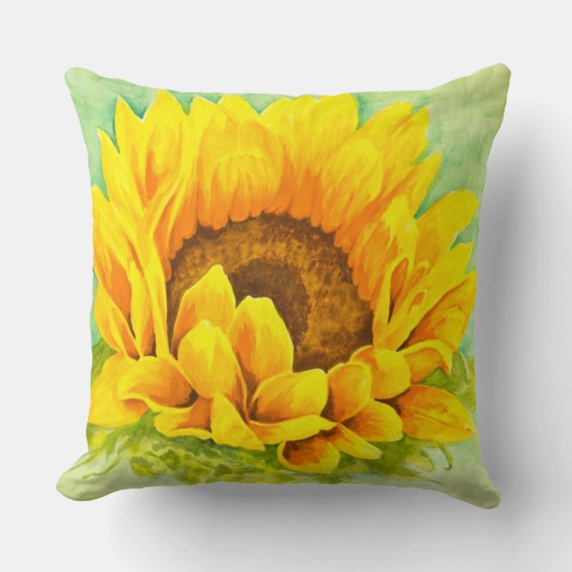 Sonnenblume Kissen (Vorderseite)