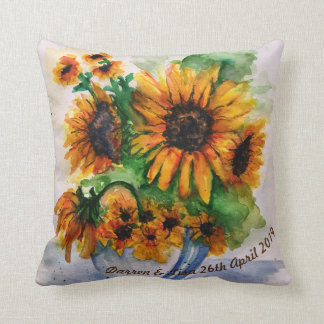 Sonnenblume-Kissen Kissen