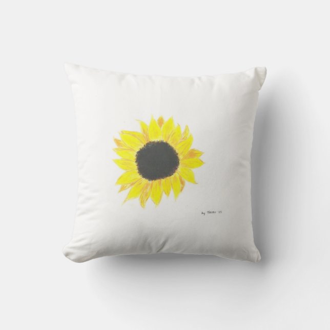 Sonnenblume-Kissen Kissen (Vorderseite)