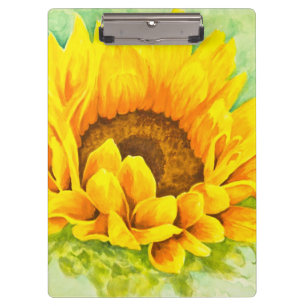 Sonnenblume Klemmbrett