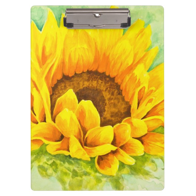 Sonnenblume Klemmbrett (Vorderseite)