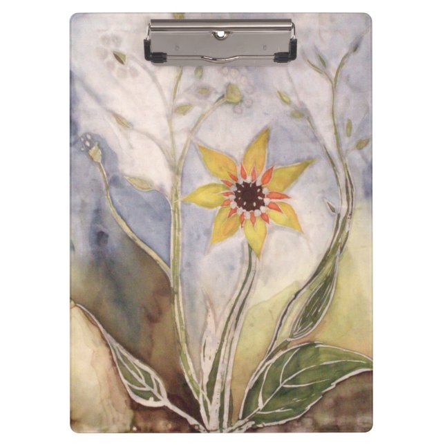 Sonnenblume Klemmbrett (Vorderseite)
