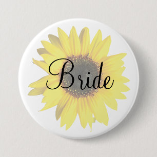 Sonnenblume-Knopf Button