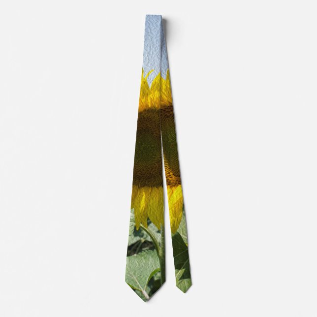 Sonnenblume Krawatte (Vorderseite)