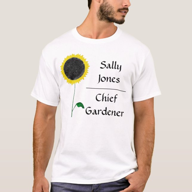Sonnenblume-kundengerechter T - Shirt (Vorderseite)