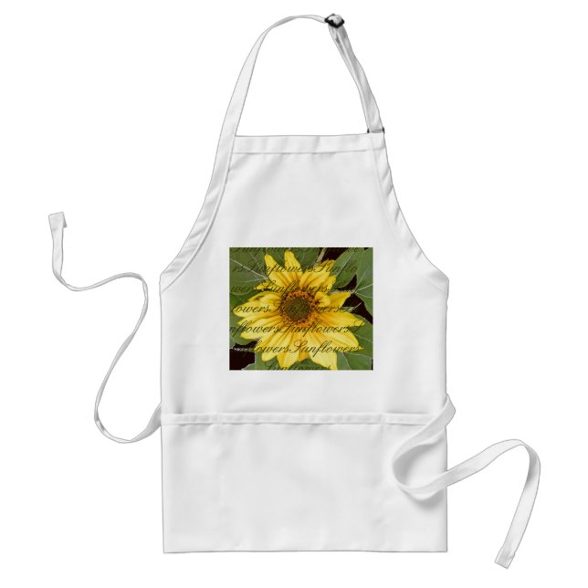 Sonnenblume-Kunst-Schürze Schürze (Vorne)