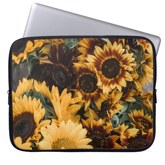 SONNENBLUME LAPTOPSCHUTZHÜLLE (Vorderseite)