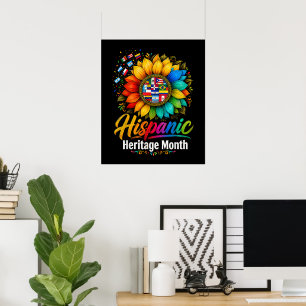 Sonnenblume Lateinamerikanische Länder Hispanic He Poster