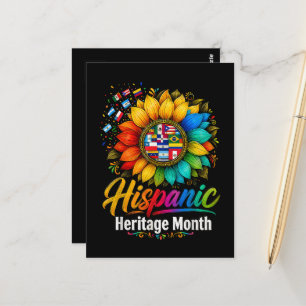 Sonnenblume Lateinamerikanische Länder Hispanic He Postkarte