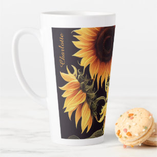 Sonnenblume Latte Tasse