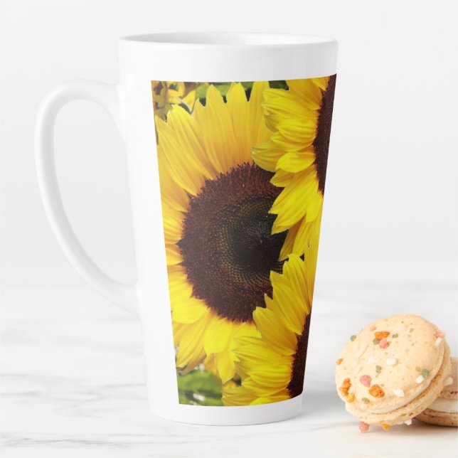 Sonnenblume Latte Tasse (Beispiel)