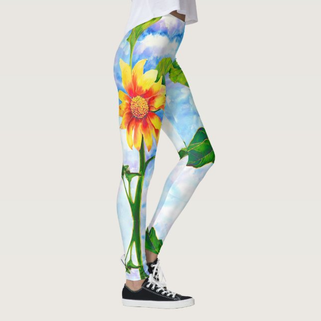 Sonnenblume Leggings (Rechts)