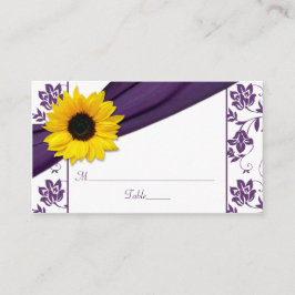 Sonnenblume Lila Damask Blumenzwiebeln Platzkarten