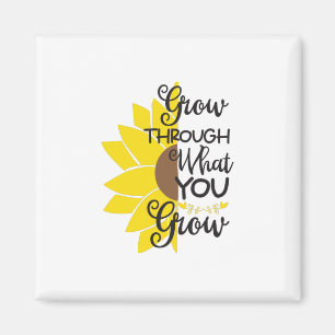 Sonnenblume Lover Erwachsen durch das, was Sie w Magnet